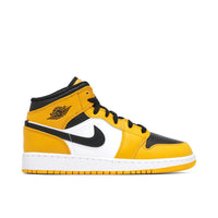 AIR JORDAN 1 MID REVERSE YELLOW TOE GS