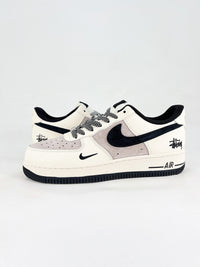 nike airforce1 low black and white