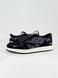 Nike air Jordan 1 low black Dior