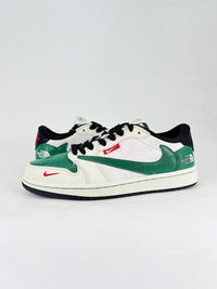 Nike air Jordan 1 low green leather