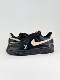 nike airforce1 low splashed black