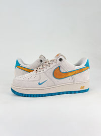 nike airforce1 low blue and orange