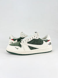 Nike air Jordan 1 low north face olive green