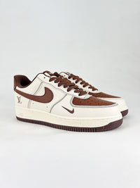 nike airforce1 low classic brown LV