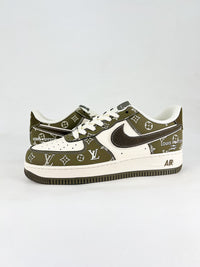 nike airforce1 low olive green LV