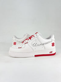 nike airforce1 low undefeated red