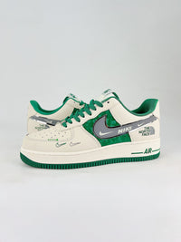 nike airforce1 low green north face