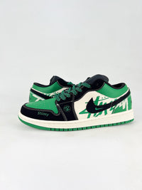 Nike air Jordan 1 low stussy green