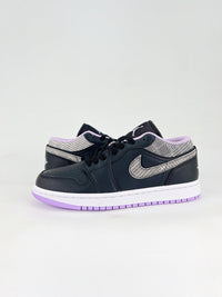 Nike air Jordan 1 low black and purple