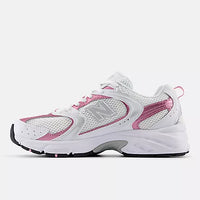 New Balance 530 NB 103 WHITE with PINK SUGAR and Silver Metallic